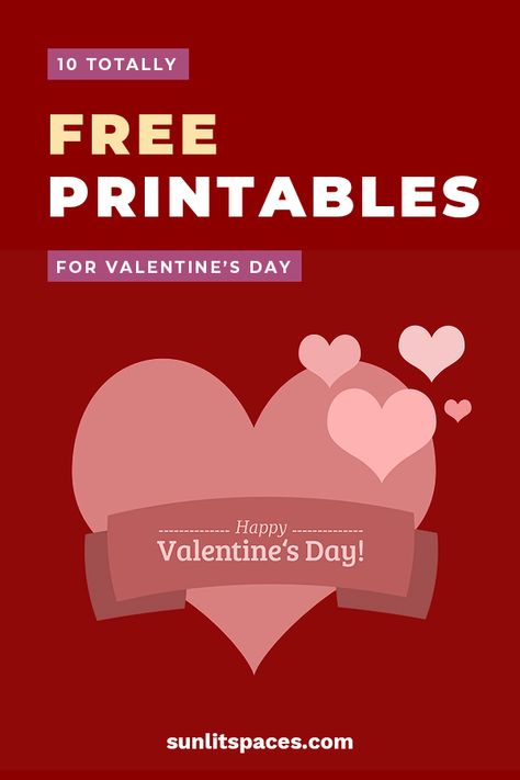 Why pay money for Valentines Day cards, notes, treat tags and home decorations when you can get them for free? Free doesn’t equal cheap looking, either. Check out these 10 totally free printables you can print out for Valentines Day! #valentinesday #printables Valentines Day Memes, Printable Valentines Day Cards, Valentines Day Pictures, Valentine Day Boxes, Valentines Day Funny, Valentine's Day Printables, Valentines Day Cards, Day Day, Valentines Printables Free