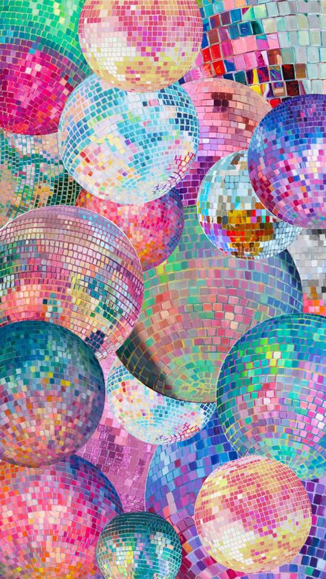 Disco Balls, Preppy Wallpaper, Phone Wallpaper Patterns, Cute Patterns Wallpaper, Iphone Background Wallpaper, Summer Wallpaper, Cute Backgrounds, Cute Wallpaper Backgrounds, Ipad Wallpaper