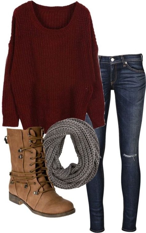 7 Perfect Outfit Ideas for Thanksgiving Break | Her Campus Comfy Fall Outfits, Looks Jeans, Bohol, Mode Casual, Jamberry Nails, School Looks, Winter Mode, Casual Winter Outfits, 가을 패션