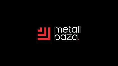 Metall Baza is a company that produces metal raw materials for construction Steel Company Logo Design, Metal Logo Design, Laser Logo, Steel Logo, Steel Mill, Company Logo Design, Metal Fabrication, Metallic Logo, Metal Construction