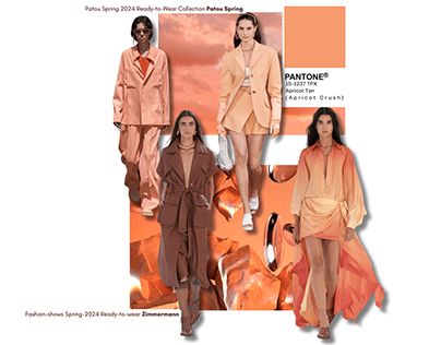 Check out new work on my @Behance profile: "FASHION COLOR TREND - Apricot Crush: The Color of 2024" http://be.net/gallery/187869045/FASHION-COLOR-TREND-Apricot-Crush-The-Color-of-2024 Apricot Crush, Aw 23, Fall Runway, Colour Splash, Runway Outfits, Color Board, Color Trends Fashion, Trend Report, Fashion Color