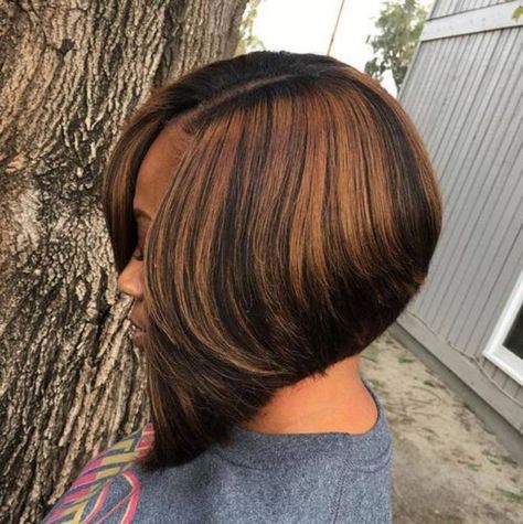 60 Showiest Bob Haircuts for Black Women African American Bobs Hairstyles, Weave Bob Hairstyles, Bob Hairstyles For Black Women, Quick Weave Bob, Black Bob Hairstyles, Bob Weave, Tan Skin Blonde Hair, Quick Weave Hairstyles, Layered Bob Hairstyles