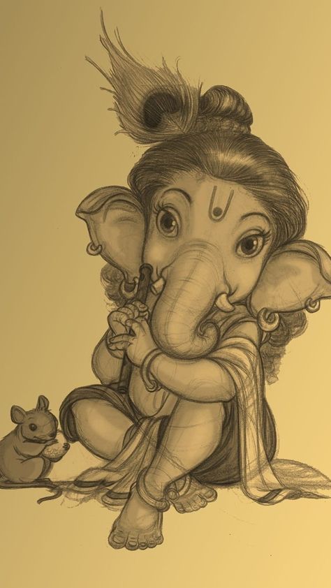 Bal Ganesh Sketch, Ganesh Sketch, Bal Ganesh, Sketch Wallpaper, Shiva Sketch, Persian Calligraphy Art, Ganesh Lord, Wallpaper For Android, Ganesh Wallpaper