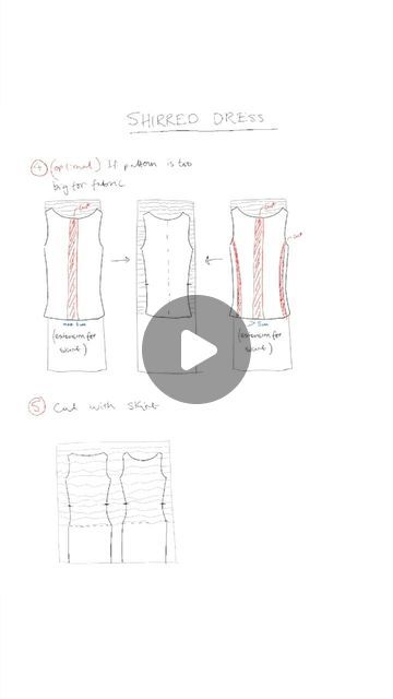 mina’s sewing archive on Instagram: "Part 2: Pattern notes for the shirred dress #shirreddress #shirring #patterntutorial #easypattern #easysewingproject #beginnersewing" Shirred Dress Pattern, Goth Diy, Bodice Pattern, Shirred Dress, April 21, Easy Sewing Projects, Sewing For Beginners, Simple Patterns, Dress Pattern