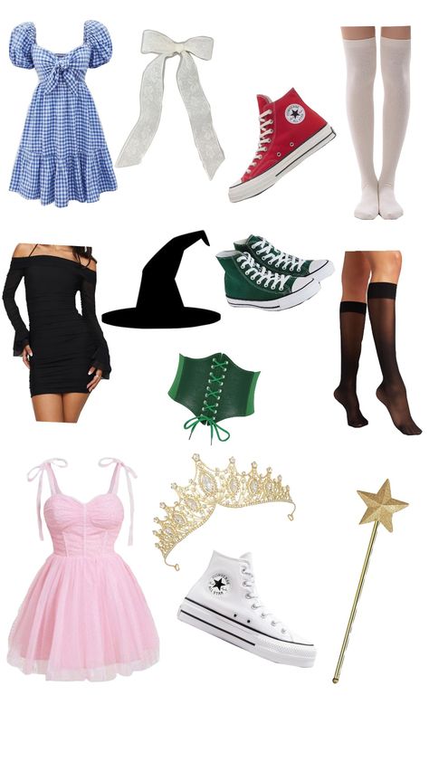 wizard of OZ costume for friends Costume For Friends, Wizard Of Oz Costume Ideas, Dorothy Wizard Of Oz Costume, Scary Kids Halloween Costumes, Dorthy Costume, Wizard Of Oz Costumes, The Wizard Of Oz Costumes, Wizard Of Oz Costume, Oz Costume