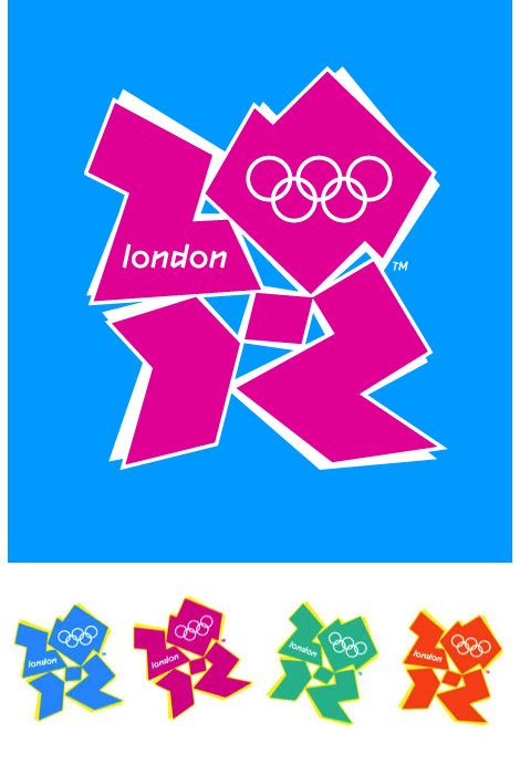 The official 2012 London Olympic's logo Bad Logos, Olympic Logo, 2012 Olympics, Create A Website, Internet Tv, Game Logo, Professional Website, Website Templates, Builder Website