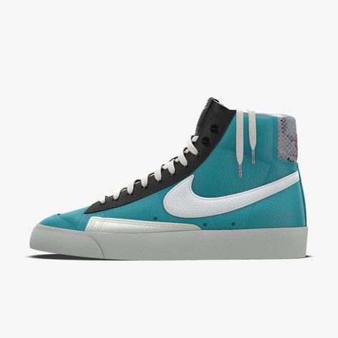 Nike Blazer Mid '77 By You Custom Shoes Custom Nike Blazers, Nike Blazer Mid 77, Colin Kaepernick, Nike Blazer Mid, Nike Blazers Mid, Store Shoes, Blazer Mid, Custom Nikes, Nike Blazer