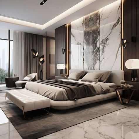 Hotel Room Interior Luxury, Duplex Bedroom, Modern Bedroom Design Luxury, Tropical Contemporary, Luxurious Bedroom Design, Bedroom Design Luxury, Luxury Hotel Bedroom, Luxury Master Suite, Hotel Room Interior