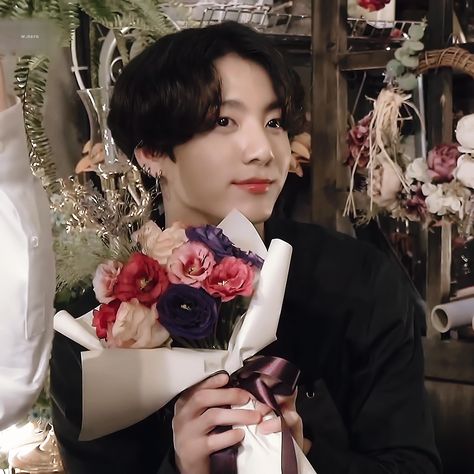 #Jungkook, #BTS, #BangTan, #ARMY, #Kpop Gif Taekook, Scene Gif, Gif Jungkook, Baby Bouquet, Jungkook Gifs, Jungkook Gif, Love Songs Playlist, Cherry Flower, Prince Royce