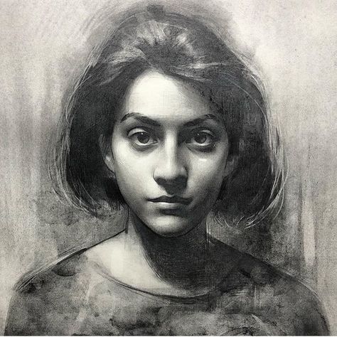 1,590 Likes, 18 Comments - Academic Art (@figurative_art) on Instagram: “Drawing by @stephenbaumanartwork” Stephen Bauman, Charcoal Portraits, Academic Art, Charcoal Drawings, Drawing Faces, Contemporary Portrait, Charcoal Art, Amazing Drawings, Portrait Sketches