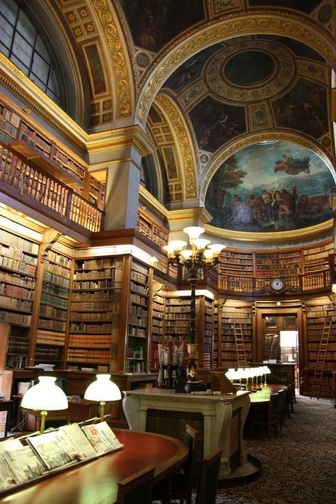 Beautiful Library Aesthetic, Fancy Library, European Library, Academia Library, Beautiful Libraries, National Assembly, Dream Library, Beautiful Library, Arts Magazine