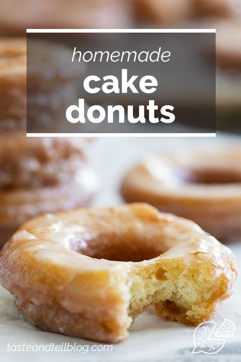 Fast and easy – this Cake Donut Recipe is made from pantry staples and is a great way to have homemade donuts in no time at all. Easy Cake Donut Recipe, Cake Donut Recipe, Gooey Desserts, Cake Donuts Recipe, Taste And Tell, Donut Pan, Yeast Donuts, Cake Donut, Homemade Doughnuts