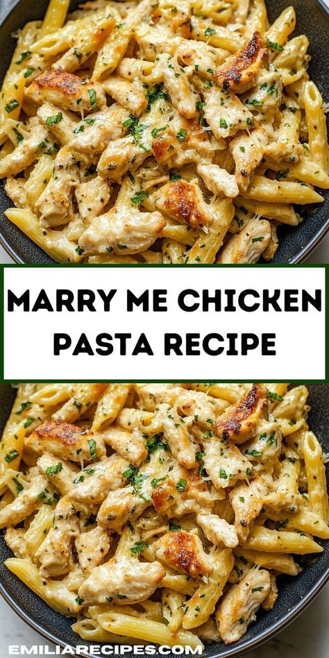 Looking for romantic dinner ideas? Try our Marry Me Chicken Pasta Recipe! Perfect for dinner for two or dinner recipes for family, this pasta dish combines savory chicken with a creamy sauce for a memorable meal. Romantic Dinner Ideas, Birthday Dinner Recipes, Marry Me Chicken Pasta, Weekly Dinner Menu, Marry Me Chicken, Sunday Dinner Recipes, Romantic Dinner Recipes, Pasta Dinners, Pasta Dinner Recipes