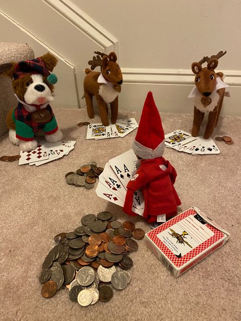 Elf On Shelf Ideas Adult, Good Elf On The Shelf Ideas For Kids, Elf And Friends Ideas, What To Do With Elf On The Shelf, Xmas Eve Elf On The Shelf Ideas, Easy Elfie Ideas, Elf Placement Ideas, St Nick And Elf On The Shelf, Ideas For 3 Elf On The Shelf