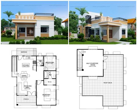 One Storey House With Roof Deck, Two Storey House Plans Philippines, 2 Storey House Design Philippines With Floor Plan, 2 Storey Floor Plan With Dimensions, 80 Sqm House Plan 2 Storey Philippines, Floor Plan With Dimensions, One Storey House, Simple House Design, One Story Homes