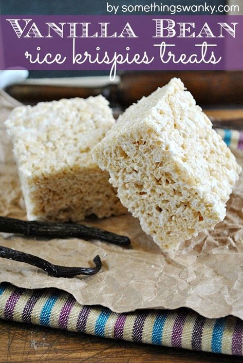 German Apple Kuchen, Vanilla Treats, Apple Kuchen Recipe, Rice Krispies Treats Recipe, Bean Rice, Krispie Treats Recipe, Rice Krispies Treats, Krispy Treats, Krispies Treats