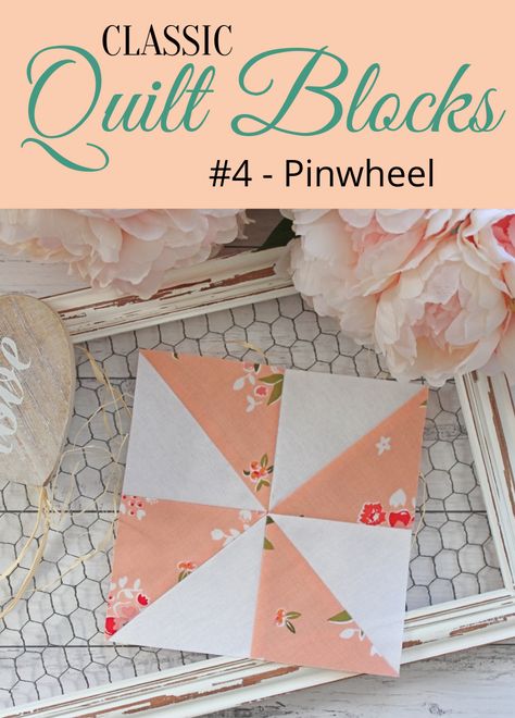 Classic Quilt Blocks, Threadbare Creations, Pinwheel Tutorial, Pinwheel Quilts, Pinwheel Quilt Pattern, Pinwheel Quilt Block, Quilt Sampler, Quilts Blocks, Pinwheel Block