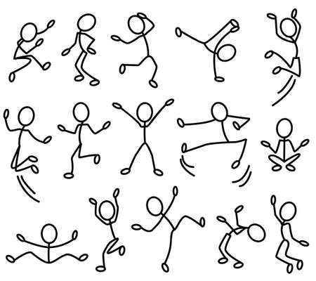 Trin For Trin Tegning, Stick Men Drawings, Doodle People, Stick Drawings, Stick People, Stick Figure Drawing, Visual Thinking, Sketch Notes, Stick Figure