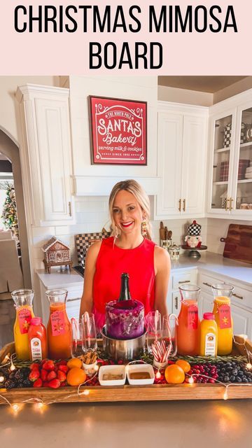 Leanna Laming on Instagram: "CHRISTMAS MORNING MIMOSA BAR with @nataliesoj. 🍾🎄 Start your Christmas morning with a mimosa! Up your mimosa game for the holidays with Natalie’s Juice! Their juices are made fresh with no added preservatives, artificial ingredients or added sugars. I love the orange juice, blood orange, grapefruit and orange mango but there are SO many more juices available! Whether you are spending Christmas morning curled up on the couch watching Christmas movies or hosting a holiday party for your family, there is no wrong way to enjoy a mimosa! Cheers! #DrinkNatalies #NataliesOJPartner #cookingvideo #quickrecipes #recipeideas #easymeals #recipevideo #goodmoodfood #easyrecipes #foodie #foodblogger #foodphotography #foodreels #instafood #betterhomesandgardens #mybhg #mybhg Holiday Mimosa Bar, Mimosa Board, Christmas Mimosa Bar, Fall Mimosa Bar, Christmas Morning Mimosa, Mimosa Ideas, Christmas Brunch Drinks, Fall Mimosa, Mimosa Party