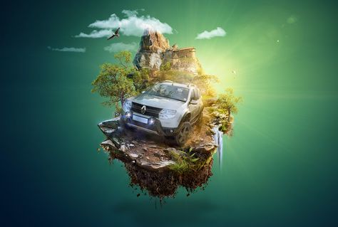 Car Advertising Design, Advertising Graphics, Renault Duster, Digital Art Photography, Creative Advertising Design, Publicidad Creativa, Social Media Design Inspiration, Graphic Design Tips, Graphic Design Advertising