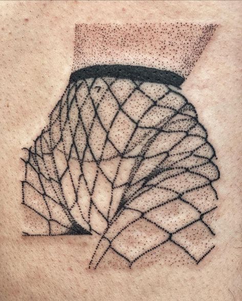 Fisheye Tattoo, Mirrored Tattoo, Perspective Tattoo Illusions, Tight Tattoo, Hole Tattoo, Graphic Tattoos, Contemporary Tattoo, Sapphic Tattoo Ideas, Sapphic Tattoo