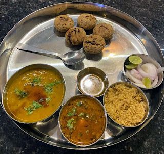 The Taste of Rajasthan is in to Indian Recipe, Food and Restaurant: searches which lead to the restaurant Dal Baati Churma, Dal Bati Churma, Rajasthani Thali, Cake Restaurant, Gujarati Thali, Vegetable Biryani, Restaurants Near Me, Rajasthani Food, Veg Restaurant