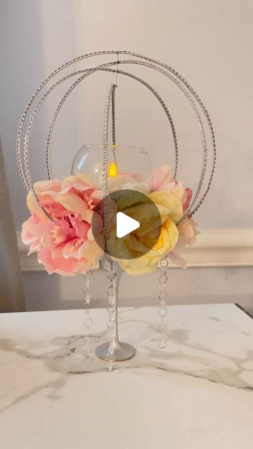 𝐒𝐩𝐞𝐜𝐢𝐚𝐥 𝐂𝐫𝐞𝐚𝐭𝐢𝐨𝐧𝐬 𝐁𝐲 𝐍𝐞𝐥𝐥𝐲 on Instagram: "Dollar tree wedding  Or party centerpieces DIY. #weddingdiy #dollartreecenterpiecediy #weddingdecors #dollartreediy #dollartreeobsessed #partydiy #centrodemesa #decoraciondefiestas" Centerpieces Wedding Dollar Tree, Sweet 16 Decorations Diy, Diy Gold Centerpieces, Sweet 16 Centerpieces Diy, Dollar Tree Vases Diy, 15 Centerpieces Ideas, Dollar Tree Centerpieces Birthday, Easy Centerpieces For Party, Dollar Tree Wedding Ideas