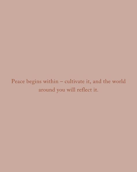 True peace starts within your own heart. When you nurture inner calm, it radiates outward, transforming the world around you. 🌿 It’s easy to get caught up in the chaos of life, but peace isn’t found in external circumstances – it’s created from within. Through mindfulness, self-awareness, and compassion, you plant the seeds of peace in your soul. As you embrace this inner stillness, you’ll notice the ripple effect it has on your surroundings. A peaceful mind responds, rather than reacts.... Inner World Quotes, The Ripple Effect, Peaceful Mind, Ripple Effect, World Quotes, Inner World, Peace Quotes, New Start, The Chaos