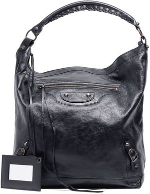 Balenciaga Day Hobo Bag in BlackThis 2013 S/S Black Lambskin Leather Day Bag has a chic hobo shape that is m Marie Chantal, Day Bag, Crown Princess, Balenciaga City Bag, Lovely Colors, Lambskin Leather, Hobo Bag, Rebecca Minkoff Hobo, No More