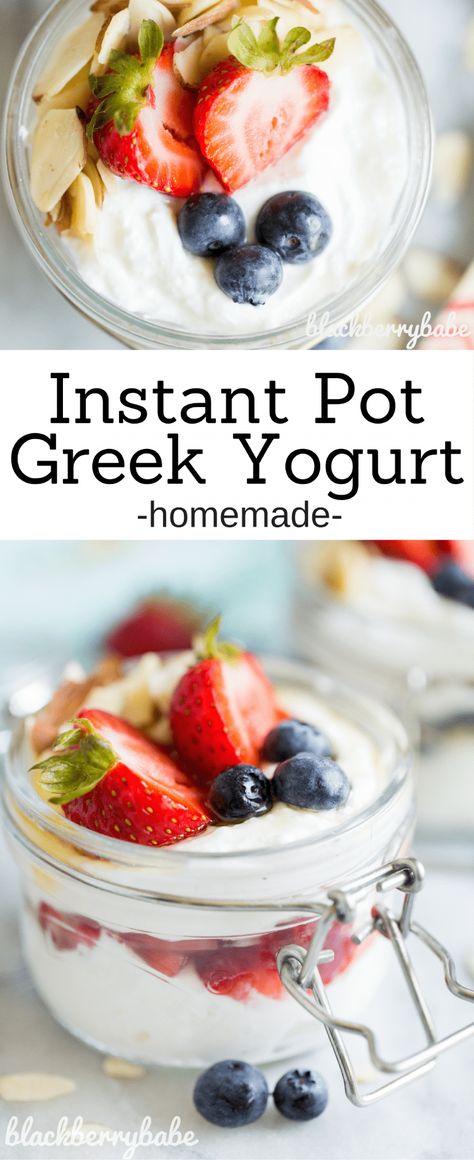 Yogurt In Instant Pot, Unpasteurized Milk, Instant Pot Greek Yogurt, Diy Food Ideas, Instapot Ideas, Food Ideas Healthy, Instant Pot Yogurt Recipe, Whey Recipes, Instapot Meals