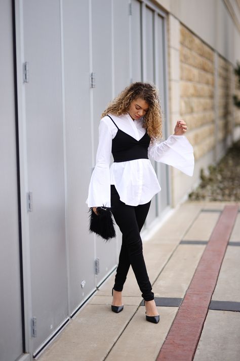 Here are easy ways on how to look put together! You don't have to go out and buy anything special or expensive. Use these tips and tricks to look polished (and put together) in no time! #blackandwhiteoutfit