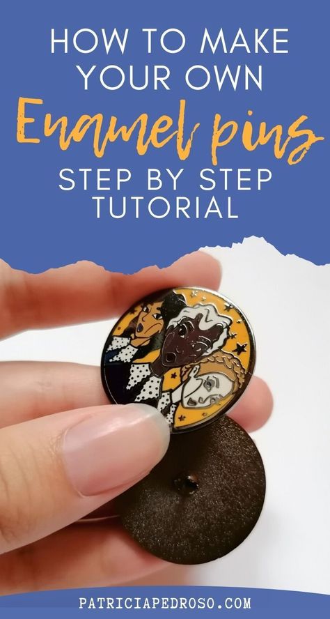 A few months ago I decided to make enamel pins for the first time. It was a very interesting experience and I learned a lot, so I decided to make a detailed post with all that I learned Making Enamel Pins, How To Make Enamel Pins Diy, Diy Enamel Pin Tutorial, How To Make Enamel Pins, How To Make A Pin, Diy Enamel Pins, Diy Enamel Pin, Enamel Pins Diy, Make Enamel Pins