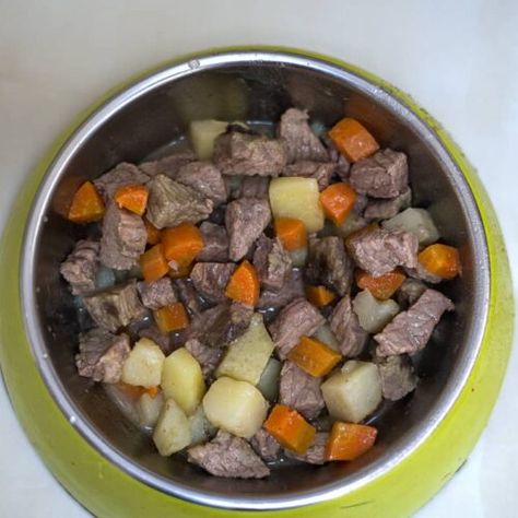 Dog Beef Stew Recipe, Beef Stew For Dogs, Stew For Dogs, Sweet Potato And Broccoli, Berry Ideas, Baby Frenchie, Potato And Broccoli, Cooking Stew Beef, Recipe With Beef