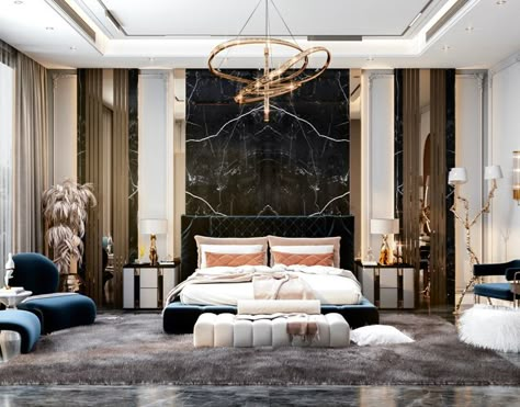 Luxury Bedroom Design Master Suite, Mom Room, Interior Lighting Ideas, Luxury Mansion, Kuwait City, Modern Luxury Bedroom, Luxury Bedroom Design, Luxury Bedroom Master, Luxury Dining Room