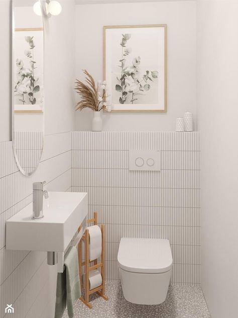 Bathroom Only Toilet, 2m2 Bathroom Ideas, Single Toilet Room, Toilet Sink Ideas, Small Guest Toilet Ideas, Scandi Toilet, Guest Toilet Ideas Small Modern, White Tiny Bathroom, Tiny Toilet Room Ideas