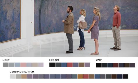 Movie Color Palette, Midnight In Paris, Eiffel Tower At Night, Cinema Colours, Color Vibe, Woody Allen, Color Film, Color Palate, Color Studies