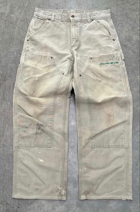 via Akimbo Club Akimbo Club, Carhartt Double Knee Pants, Double Knee Pants, Silly Clothes, Carhartt Double Knee, Y2k Pants, Concept Clothing, Knee Pants, Baggy Clothes