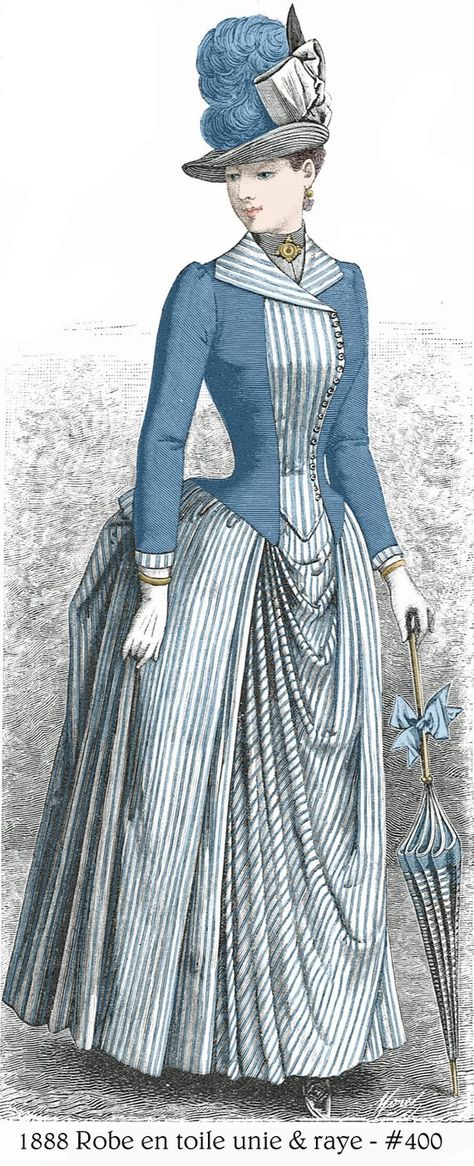 Late Victorian Dress, Describing Appearance, Bustle Dress Pattern, Victorian Dress Drawing, Victorian Bustle Dress, Victorian Dress Pattern, Walking Outfit, Victorian Bustle, Victorian Era Dresses