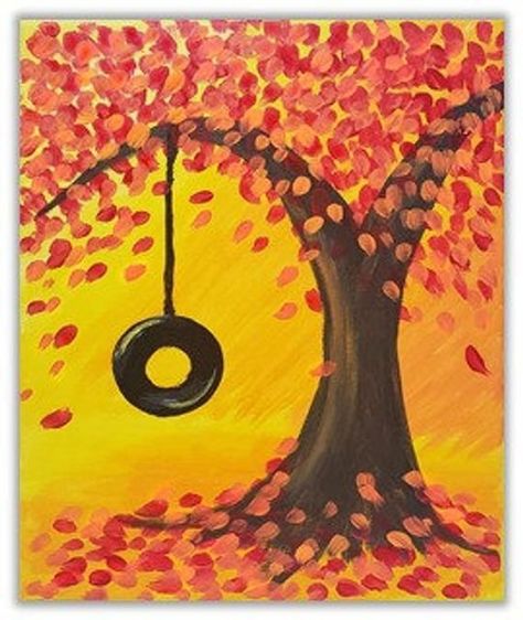 i love ful its so pretty Pumpkin Canvas Painting, Fall Paintings, Fall Drawings, Fall Canvas Painting, The Art Sherpa, Fall Canvas, Kids Canvas, Art And Painting, Easy Canvas Painting