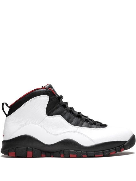 JORDAN JORDAN AIR JORDAN 10 RETRO SNEAKERS - WHITE. #jordan #shoes Jordan Retro 10, Air Jordan 10, All Jordans, Buy Jordans, Sneakers Vans, Jordan 10, Jordan Air, Retro Sneakers, Nike Shoes Women