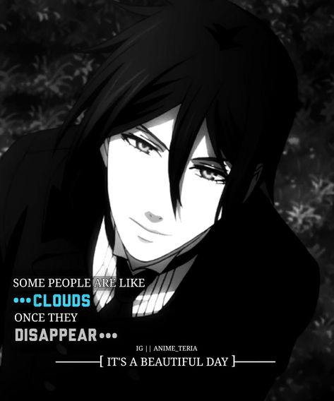 Sebastian Black Butler, Black Butler Quotes, Anime Quotes, Beautiful Day, Quotes, Movie Posters, Anime, Fictional Characters, Black