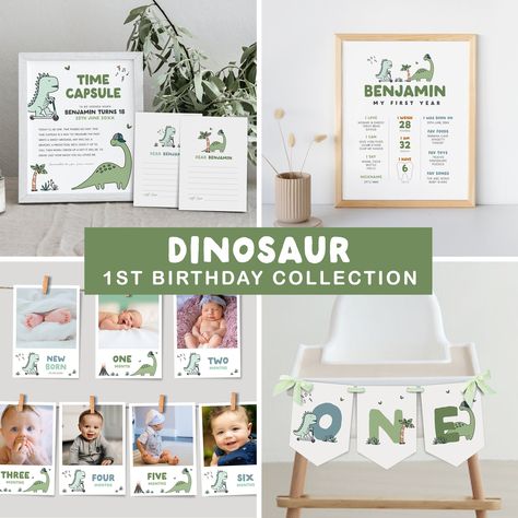 One A Saurus Birthday, Dinosaur 1st Birthday, Dinosaur Birthday Decorations, Dinosaur Party Decorations, Boy Printable, Dinosaur First Birthday, Dinosaur Theme Party, Dinosaur Theme, Dinosaur Birthday Party