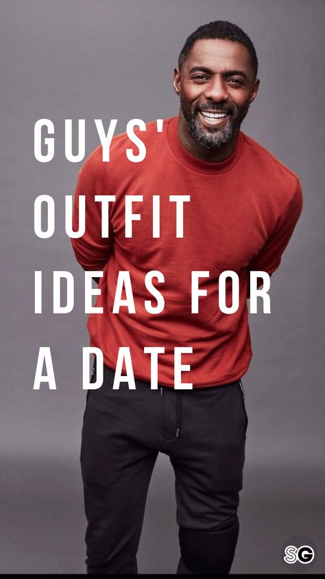 We've got dressy and casual outfit ideas for guys for all your date nights (and day dates!), only on Style Girlfriend | date night outfit, date outfits for guys, mens outfit ideas for date, date outfit spring, date outfit casual, date outfit casual spring, outfit ideas for men, men’s classy style, gentleman style, men’s street style, men’s style, men’s shirts and top, men’s outfit by occasions, men’s jeans, Idris Elba style Men’s Casual Date Night Outfit, Dinner Date Outfit Ideas Men, Mens Clothing Styles Date Night, Mens Fashion Dinner Date, Dinner Casual Outfit Men, Men’s Date Night Fashion, First Date Outfit For Men, Mens First Date Outfit Casual, Mens First Date Outfit