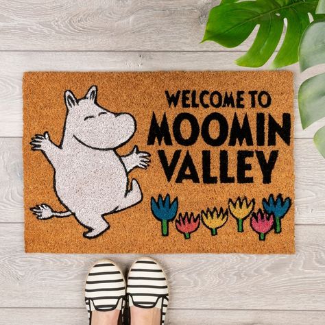 TruffleShuffle on Instagram: “☀️🌷If only we could really live in Moominvalley... At least we can pretend with this adorable Moomin door mat, coming next month . . . . .…” 70s Cartoons, Peaceful Vibes, Moomin Valley, Cute Hippo, Cartoon Fan, Cartoon Gift, Hunting Gifts, Retro Gifts, Roald Dahl