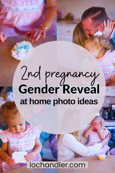 Second Gender Reveal Ideas, Gender Reveal Photoshoot With Siblings, Gender Reveal Ideas With Siblings, Gender Reveal Picture Ideas, Second Child Announcement, Cake Reveal, Second Baby Reveal, Sibling Gender Reveal, Gender Reveal Photoshoot