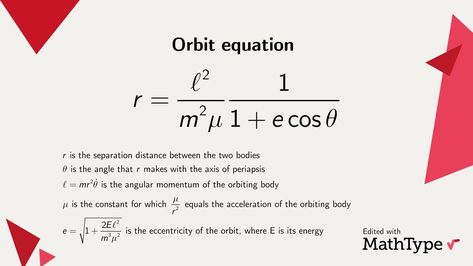 Orbital Mechanics, Physics Lab, Math Symbols, Physics Concepts, Learn Physics, Physics Formulas, Physics And Mathematics, Math Formulas, Studying Math