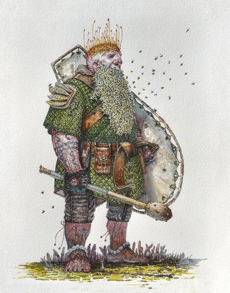 Ranger Dnd, Dnd Druid, Wonder Art, Pagan Art, High Fantasy, Fantasy Inspiration, Medieval Fantasy, Dnd Characters, Creature Design