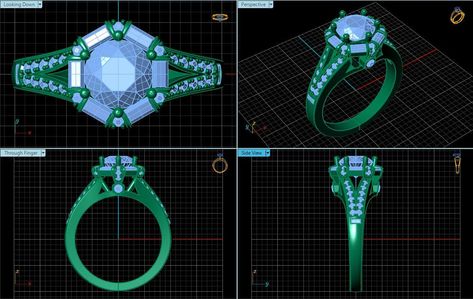 CAD Jewelry Design Rhino Jewelry Design, Cad Jewelry Design, Rhino Cad, Photo Flow, Jewellery Images, 3d Ring, Puzzle Ring, Cad Designer, 3d Jewelry