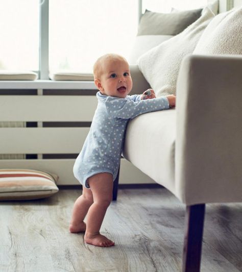 When Do Babies Stand On Their Own And How To Encourage Them 1st Photoshoot, Baby Standing, Stages Of Baby Development, Baby Development Milestones, Toddler Poses, Hyperactive Kids, Baby Notes, Development Milestones, Baby Sign Language