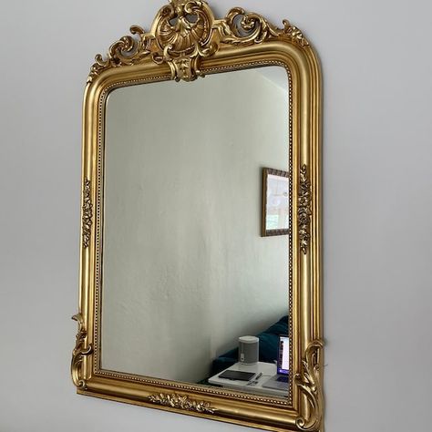 Gilded Vintage Mirror Vintage Gold Mirror French Mirror Vintage Gilded Mirrors for Sale Vintage Gilded Mirrors Value Gilded Antique Mirror - Etsy Antique Mirror Frame Gold, Gilded Vintage, Thrifted Mirror, Gilded Mirrors, Mirror Tattoo, Gilded Golden Mirror, Gold Vintage Mirror Square, Mirror Tattoos, Vintage Gold Mirror